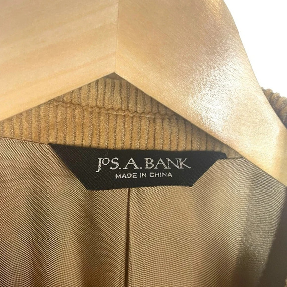 Jos A. Bank Men’s Wool/Silk Blend Corduroy Sport Coat Blazer in Camel Size 42 - Picture 4 of 13
